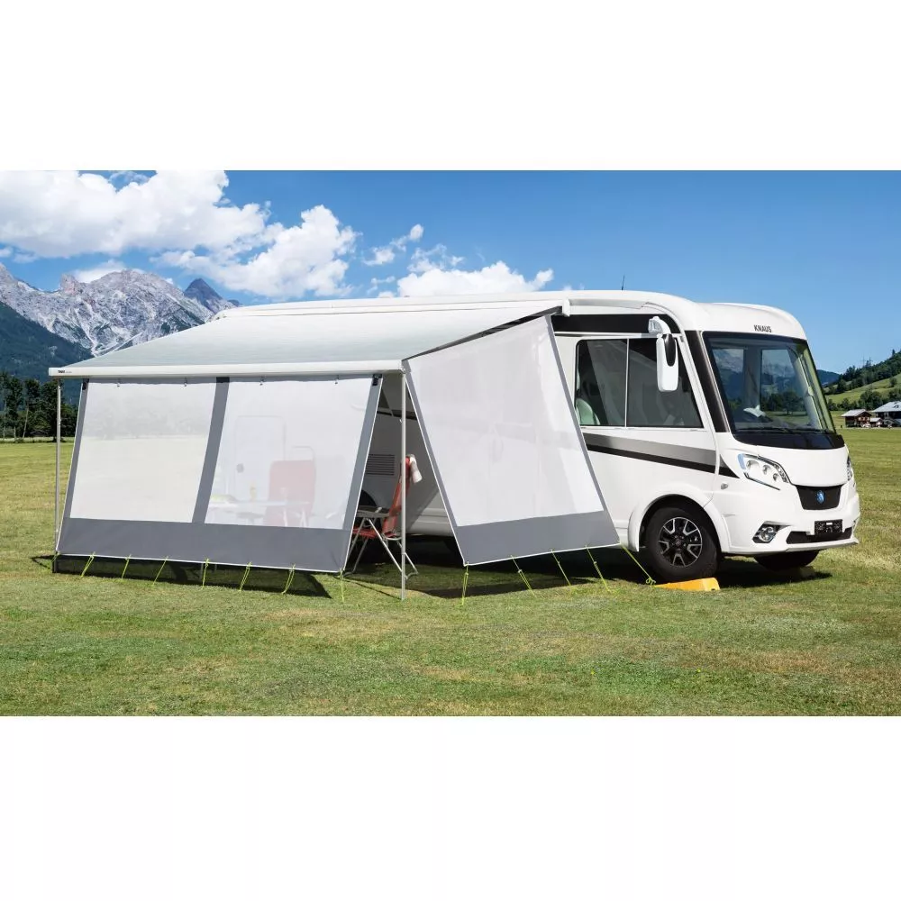 Markisen-Seitenwand DWT Happy Sun, Weiss 1 Markisen-Seitenwand DWT Happy Sun, Weiss