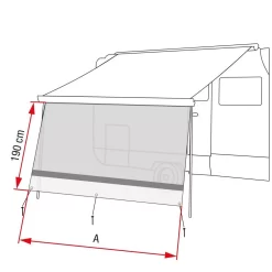 Markisenfrontwand Fiamma Sun View XL 300 5 Markisenfrontwand Fiamma Sun View XL 300 -Geschäft Für Campingausrüstung markisen sonnenschutz fiamma sun view xl markisen vorderwand markisenzubehoer masse groesse 1000 2 21320