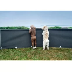 Windschutz Isabella 3-teiliger Mini-Windschutz -Geschäft Für Campingausrüstung mini windschutz isabella grauer kleiner sichtschutz campingsichtschutz windblockaden windzaun campingzubehoer 1000 2 23180