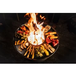 Höfats MOON 45 Plancha -Geschäft Für Campingausrüstung moon plancha hoefats 16cm durchmesser oeffnung in der mitte zubehoer feuerkorb 1000 5 27682