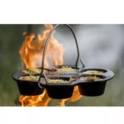 Petromax Gusseisen Muffinform -Geschäft Für Campingausrüstung muffins outdoor backen lagerfeuer grill backofen kohle petromax backformen gusseisen 1000 2 25993