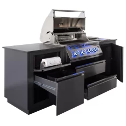Outdoorküche Napoleon OASIS Compact 105 Mit BIG32-1 Und Einbau Sizzle Zone -Geschäft Für Campingausrüstung napoleon edelstahl einbaukueche outdoor kitchen kuechenrollen und muelleimerschrank 2 schubladen multifunktionsschrank 1000 4 26115