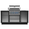 Outdoorküche Napoleon OASIS Compact 105 Mit BIG32-1 Und Einbau Sizzle Zone