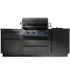 Outdoorküche Napoleon OASIS Compact 105 Mit BIG32-1 Und Einbau Sizzle Zone, Mattschwarz
