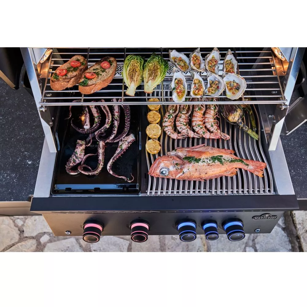 Outdoorküche Napoleon OASIS Compact 105 Mit BIG32-1 Und Einbau Sizzle Zone, Mattschwarz 9 Outdoorküche Napoleon OASIS Compact 105 Mit BIG32-1 Und Einbau Sizzle Zone, Mattschwarz – Bild 9