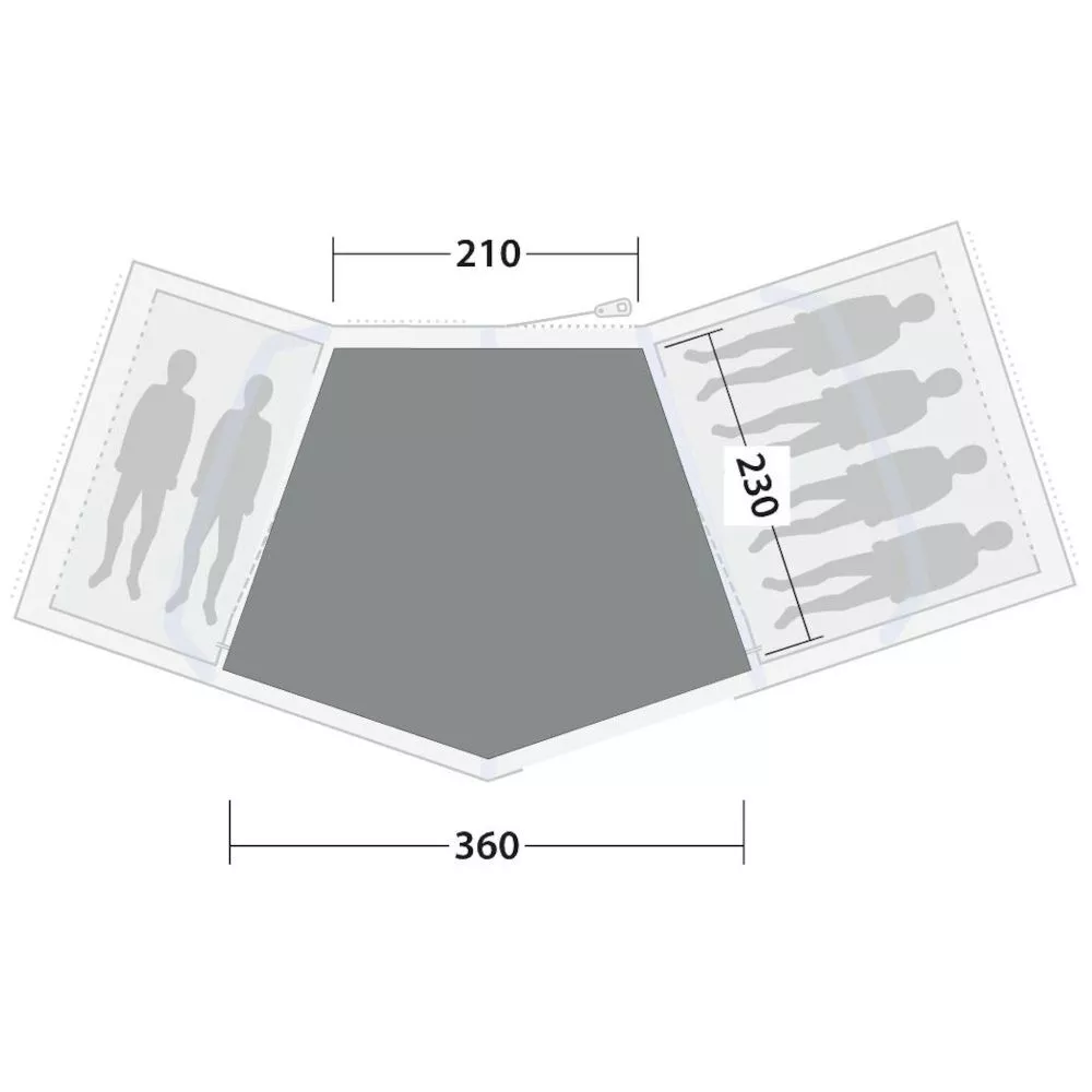 Teppich Outwell Cozy Carpet Hartford 6 Air 2 Teppich Outwell Cozy Carpet Hartford 6 Air – Bild 2