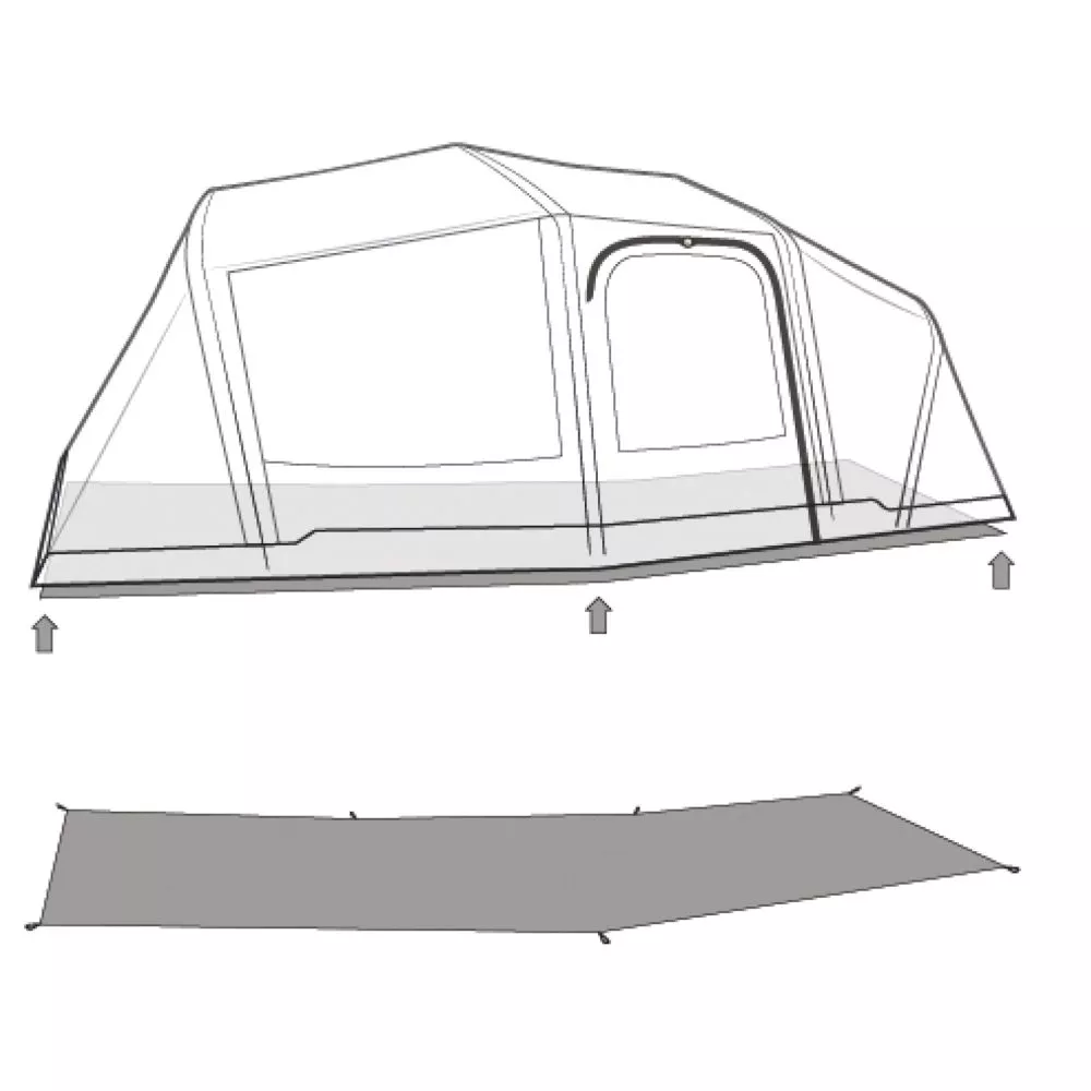 Unterlage Outwell Footprint Hartford 6 Air 3 Unterlage Outwell Footprint Hartford 6 Air – Bild 3