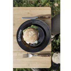 Campingbesteck Petromax 5-teiliges Besteck-Set -Geschäft Für Campingausrüstung petromax campingbesteck 5teilig aus edelstahl griff walnussholz einfache reinigung 1000 4 26176