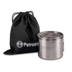 Petromax Kochbecher Aus Edelstahl -Geschäft Für Campingausrüstung petromax edelstahl kochbecher 750ml fasungsvermoegen inklusive transportbeutel 1000 3 27912