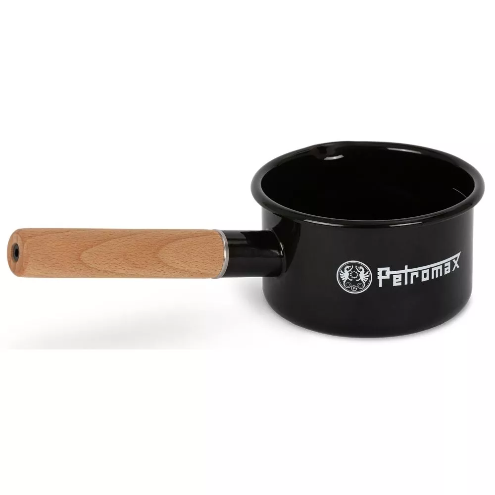 Petromax Emaille-Stieltopf, Schwarz, 0,5 Liter 1 Petromax Emaille-Stieltopf, Schwarz, 0,5 Liter