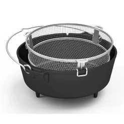 Petromax Frittierkorb -Geschäft Für Campingausrüstung petromax frittierkorb edelstahl mit abnehmbaren holzgriff und randaufhaengungen 1000 2 28041