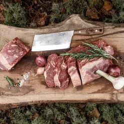 Petromax Hackmesser -Geschäft Für Campingausrüstung petromax hackmesser stahl walnussholz griffe fleisch zerlegen 1000 5 27951