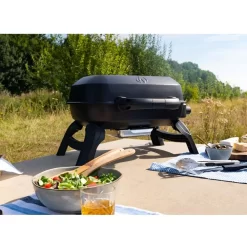 Mobiler Gasgrill Napoleon TravelQ 240 -Geschäft Für Campingausrüstung picknick tisch grill travelq 240 schwarzer kompakter napoleon gasgrill 1000 13 24599