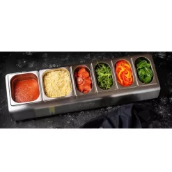 Ooni Pizzabelag-Station -Geschäft Für Campingausrüstung pizza belag station ooni zubehoer topping station 1000 6 25106