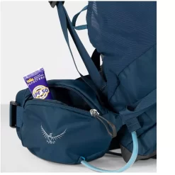 Trekkingrucksack Osprey Kestrel 48 L/XL, Atlas Blue -Geschäft Für Campingausrüstung reissverschlussfaecher am hueftgurt osprey kestrel 48 l xl atlas blue maenner trekkings rucksack 1000 6 25010