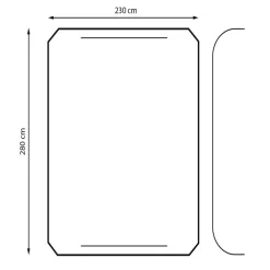 Bus- Und Auto-Heckzelt Eurotrail Cruiser Air SUV -Geschäft Für Campingausrüstung skizze masse groesse aufblasbares busvorzelt eurotrail cruiser air suv minivans freistehendes buszelt 1000 2 22012