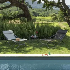 Fuss-Stütze Lafuma Next, Graphite -Geschäft Für Campingausrüstung sonnennliege lafuma transabed batyline iso braun graphite next beinablage 1000 5 26294