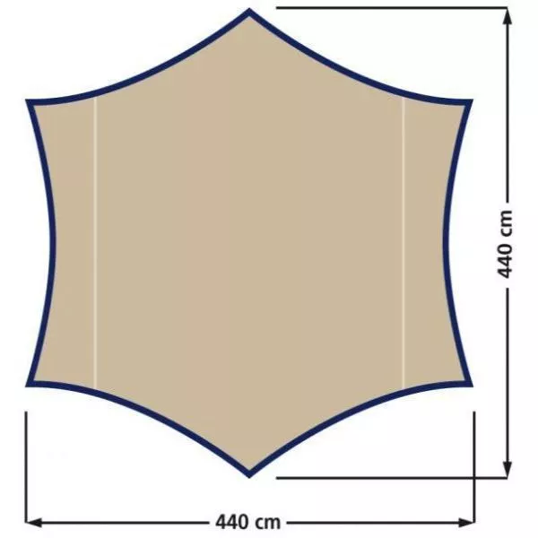 Sonnensegel Eurotrail Tarp Morgan 2 Sonnensegel Eurotrail Tarp Morgan – Bild 2