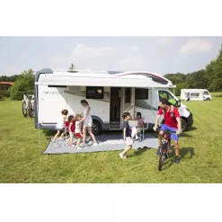 Sonnenstore Fiamma F45L 450, Tuch: Royal Grey, Gehäuse: Deep Black -Geschäft Für Campingausrüstung sonnenstore fiamma f45 l 450 deep black wandmarkise fuer wohnwagen wohnmobil 1000 1 26655