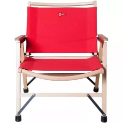 Klappstuhl Spatz Woodstar, Flame Red -Geschäft Für Campingausrüstung spatz woodstar flame red roter holzstuhl mit baumwoll canvas sitzflaeche 1000 1 22494