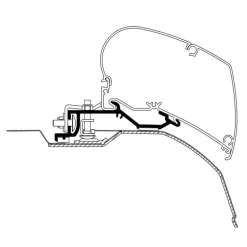 Markise Thule Omnistor 6300 Ducato Set | Für Fiat Ducato Mit H2 Dach | Gehäuse: Eloxiert | Endkappe: Grau -Geschäft Für Campingausrüstung thule 6300 omnistor markisen set inklusive adapter set fuer fiat ducato mit h2 dach 1000 5 25249