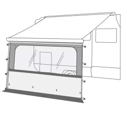 Markisen-Vorderwand Fiamma Blocker Pro 400 6 Markisen-Vorderwand Fiamma Blocker Pro 400 -Geschäft Für Campingausrüstung vorderwand fuer kurbel und sackmarkisen mit kederschiene fiamma blocker pro aus pvc polyvinylchlorid 1000 2 21306