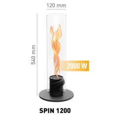 Höfats SPIN 1200 Tischfeuer, Schwarz 9 Höfats SPIN 1200 Tischfeuer, Schwarz -Geschäft Für Campingausrüstung waerme ausstrahlung bis 2000w hoefats spin 1200 schwarz bio burner eco ring ambiente 1000 3 25745