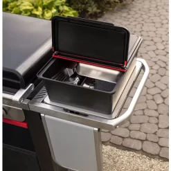 Weber Aufbewahrungsbehälter, Einsetzbar In Seitentisch Für Slate 76 Cm Plancha-Grills -Geschäft Für Campingausrüstung weber aufbewahrungsbehaelter mit klappbarem deckel passend fuer slate 76cm premium plancha 1000 6 26096