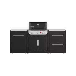 Weber Outdoorküche BBQ-Kitchen, 2er Set Für Genesis E-315 Ohne Seitenkocher