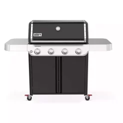 Weber Outdoorküche BBQ-Kitchen, 2er Set Für Genesis E-415 Ohne Seitenkocher -Geschäft Für Campingausrüstung weber genesis e 415 schwarzer gasgrill pureblu brenner gusseisen grillrost flavorizer bars 1000 8 26358
