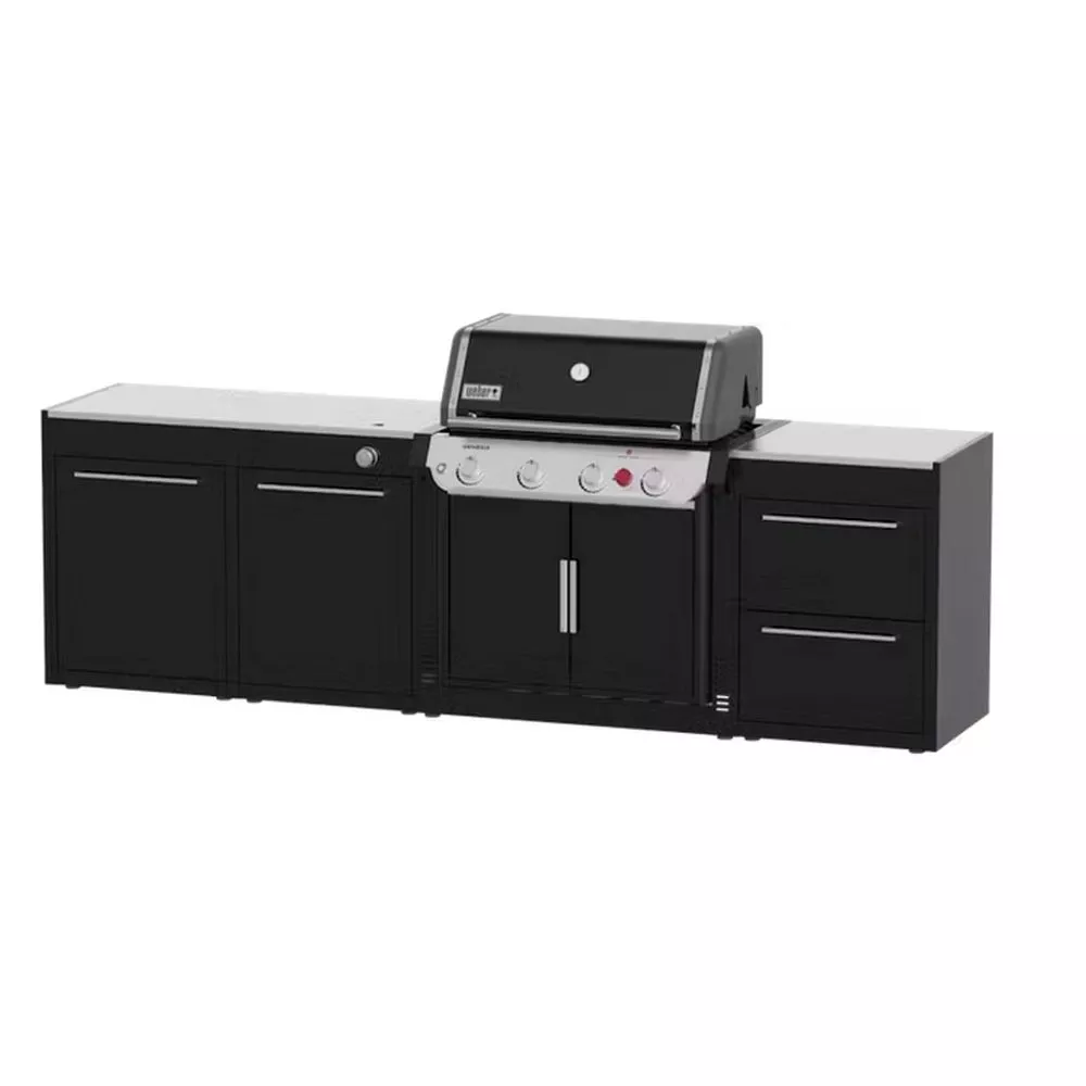 Weber Outdoorküche BBQ-Kitchen 331, 3 Modul Für Genesis E-435 4 Weber Outdoorküche BBQ-Kitchen 331, 3 Modul Für Genesis E-435 – Bild 4