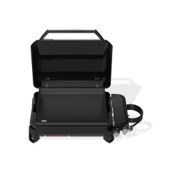Weber SLATE GP56 Premium Gasgrill - Black | Ausstellungsstück -Geschäft Für Campingausrüstung weber griddle gp 56 mit zwei edelstahlbrenner scharfes anbraten einfache reinigung 1000 3 27741