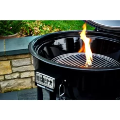 Holzkohlegrill Weber Summit Kamado E6 | Ausstellungsstück -Geschäft Für Campingausrüstung weber holzkohle grill kamado e6 summit edelstahlgrillrost 1000 7 27737