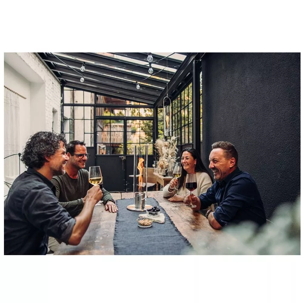 Höfats SPIN 1200 Tischfeuer, Silber 4 Höfats SPIN 1200 Tischfeuer, Silber – Bild 4